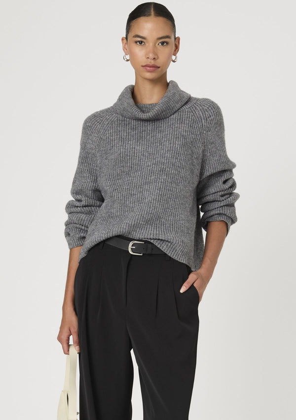 MERSAI ROLL NECK JUMPER - material