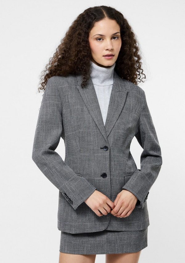 OWEN PLAID SUITING BLAZER