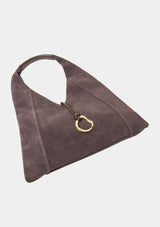 MALIN SUEDE HOBO SHOULDER BAG