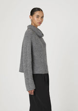 MERSAI ROLL NECK JUMPER - material