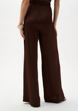 SATIN WIDE LEG PANTS