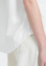 POPLIN COLLAR PULLOVER