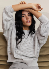 OLLY CROCHET SWEATER