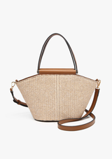 NOLANA SMALL STRAW TOTE