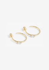 SHE'S ON POINT HOOPS 1"