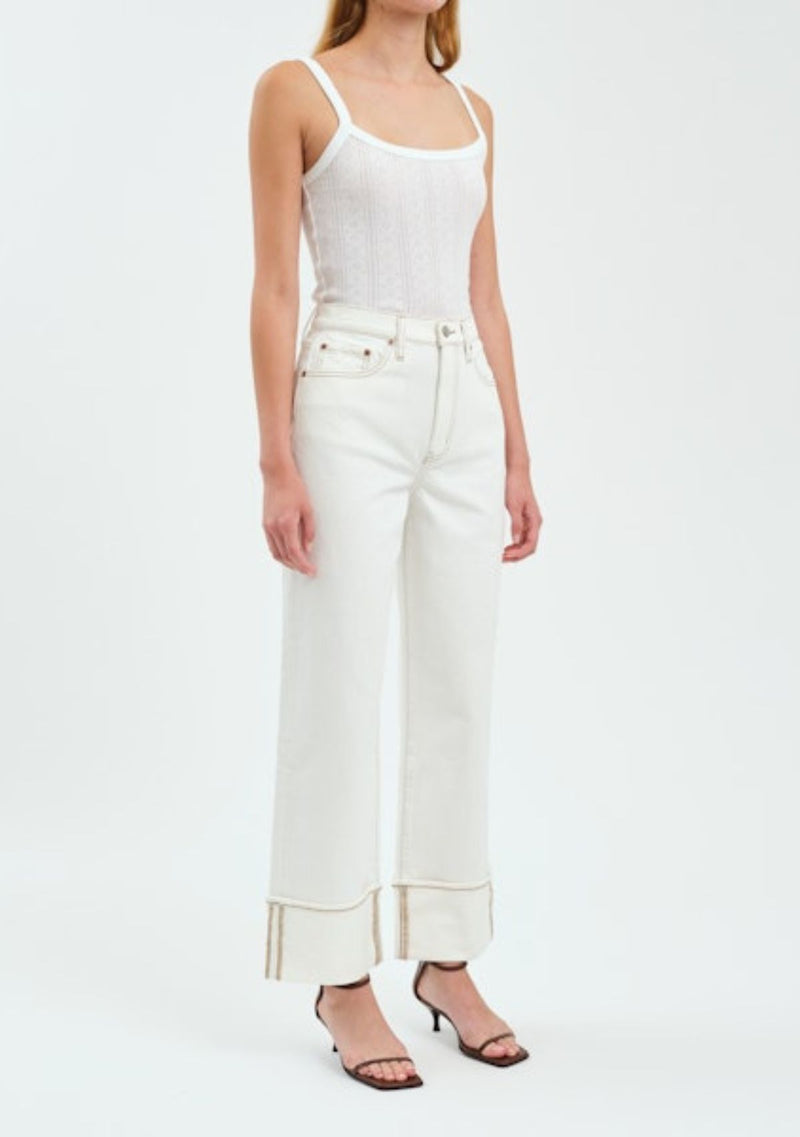 EASTSIDE LOOSE CUFF IN VANILLA