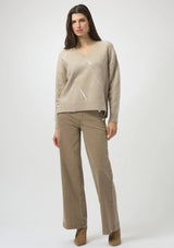SWEATER KNIT PULLOVER WITH SEQUINS