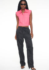 JADE LIGHTWEIGHT CARGO TROUSER - BLACK