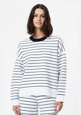 MARLEY STRIPED CREWNECK SWEATER