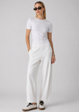 PONTE KNIT BARREL PANT