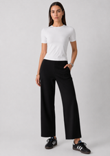 PONTE KNIT BARREL PANT