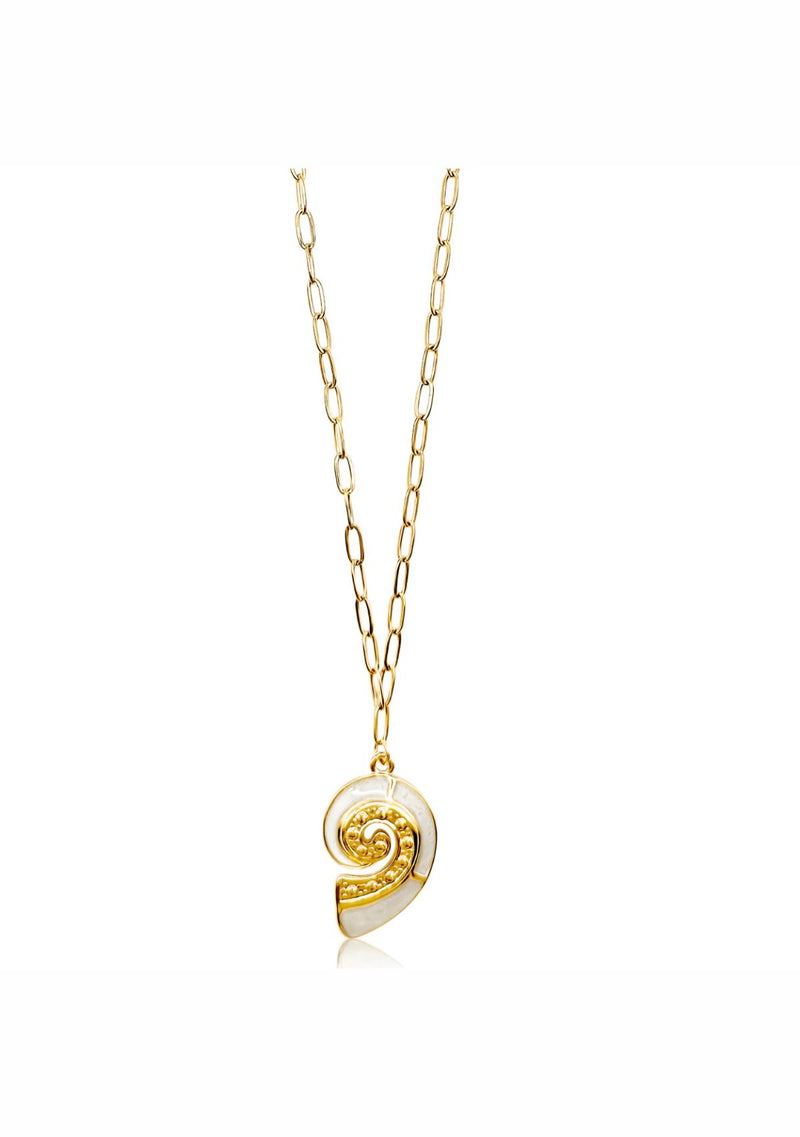 CELENIA SHELL PENDANT NECKLACE