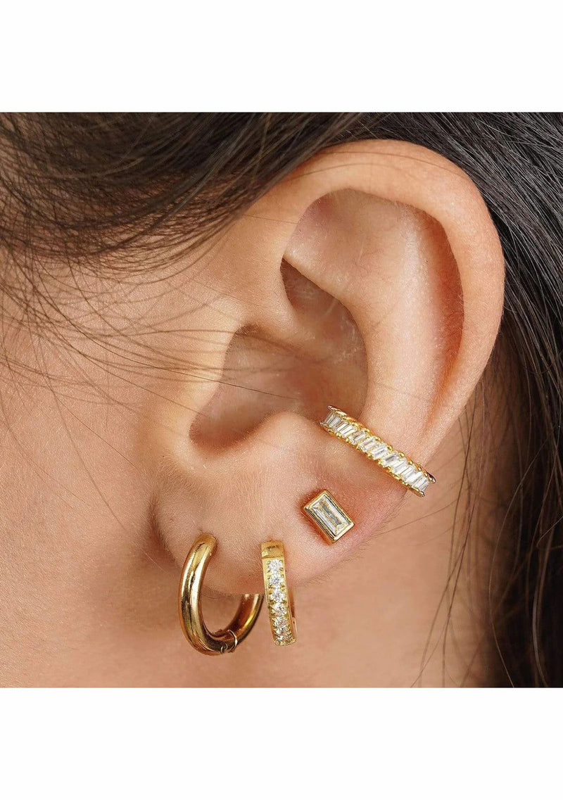 TINSLEY HUGGIE HOOP EARARING