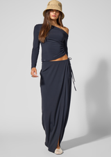 CLOUD FITTED WRAP SKIRT