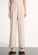 STRETCH WOVEN WIDE LEG PANT
