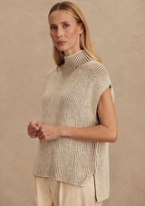 LAUREN PLATED KNIT TANK