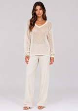 JOSEPHINE V NECK KNIT