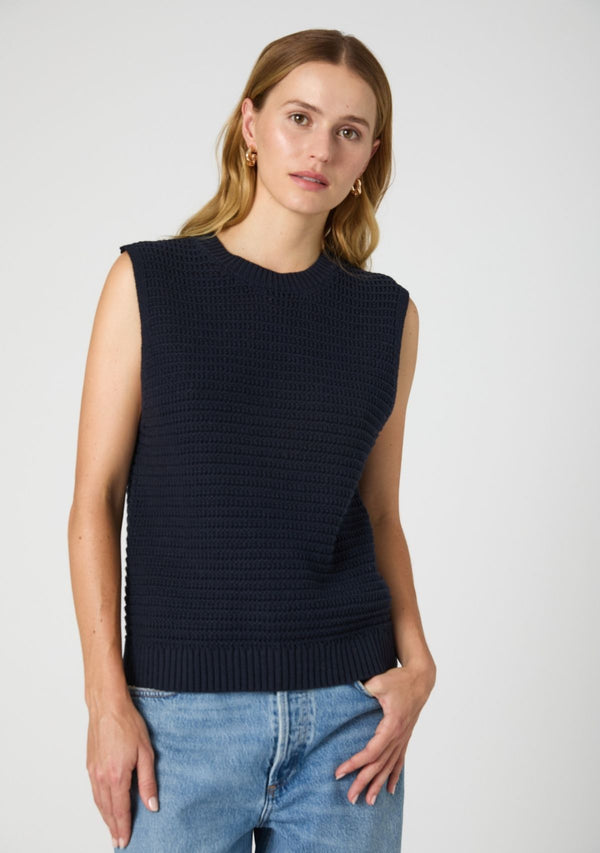 MANDA OPEN KNIT VEST