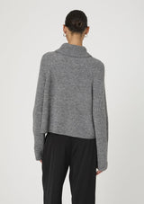 MERSAI ROLL NECK JUMPER - material