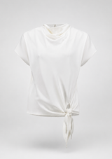 WOVEN TWILL TOP
