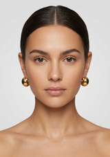 VALE DOME HUGGIE HOOP EARRING