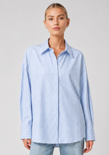 BOXY STRIPED BLOUSE