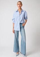 BOXY STRIPED BLOUSE