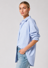 BOXY STRIPED BLOUSE