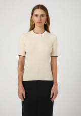 MOZZA SHORT SLEEVE SWEATER