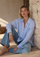BOXY STRIPED BLOUSE