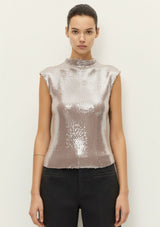 SABRINA SEQUIN TOP
