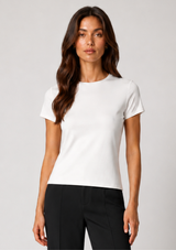 SILKY KNIT T-SHIRT