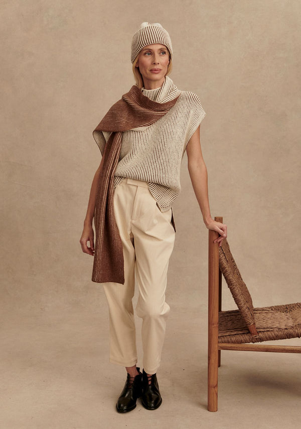 LAUREN PLATED KNIT TANK