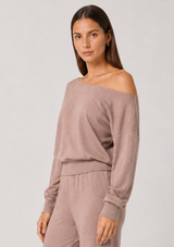 SABRINA OFF SHOULDER SWEATSHIRT