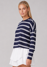 BILLIE STRIPE PULLOVER