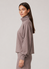 EMERY MOCK NECK PULLOVER