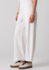 PONTE KNIT BARREL PANT