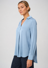 CAMILLE SATIN BLOUSE