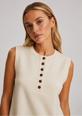 MARLA BUTTON PLACKET TANK