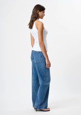 GIBSON JERSEY COWL NECK TOP