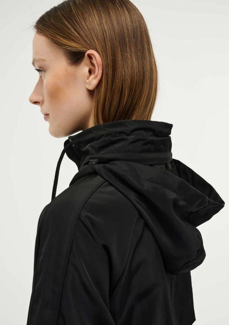 MID LENGTH MAN DOWN JACKET IN BLACK