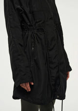 MID LENGTH MAN DOWN JACKET IN BLACK