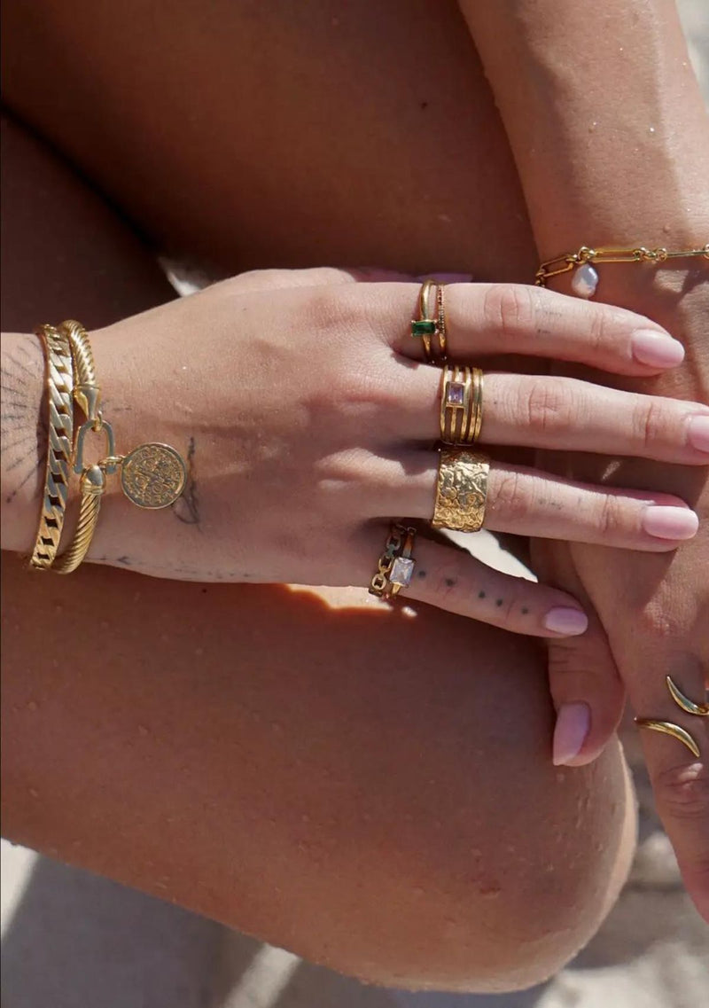XIMENA CHAIN BANGLE BRACELET