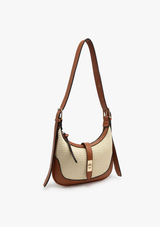 SOLSTICE STRAW SHOULDER BAG