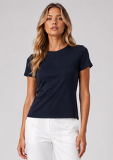 SILKY KNIT T-SHIRT