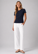 SILKY KNIT T-SHIRT
