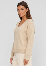 EMERY SOFT V-NECK SWEATER