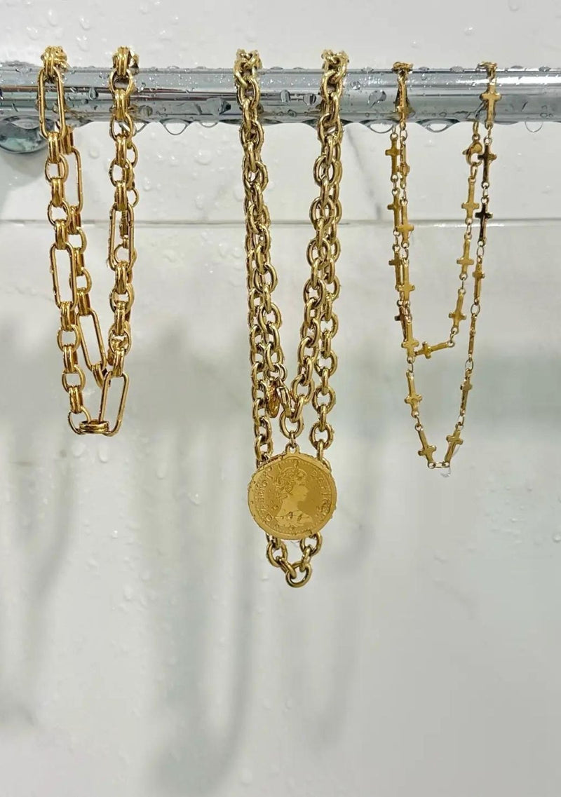 ODETTE COIN CHAIN NECKLACE