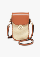 AILANY STRAW CROSSBODY BAG