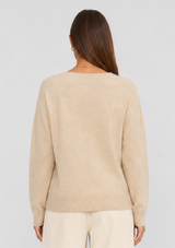 EMERY SOFT V-NECK SWEATER